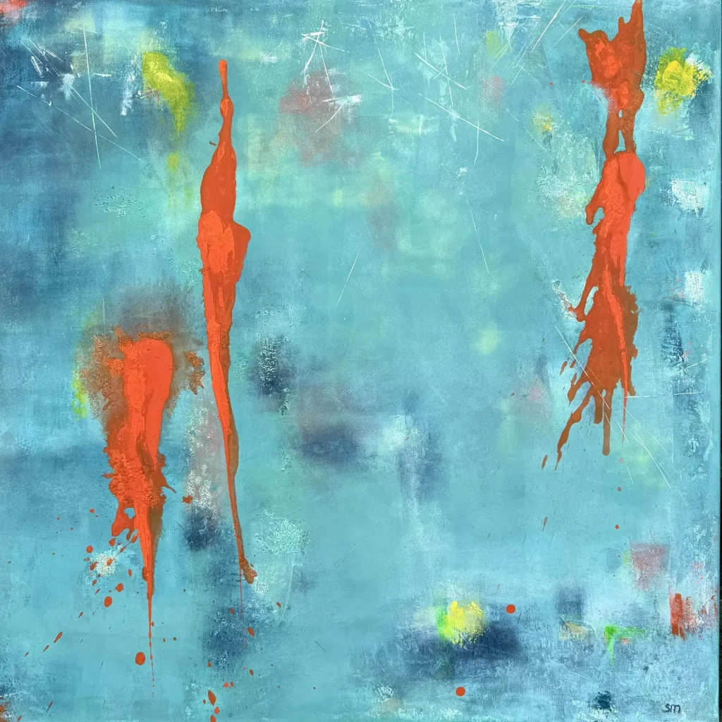 4 Flowing Orange